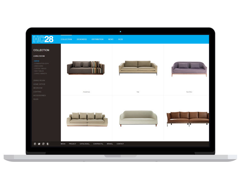 HC28家具品牌公司建站 英文品牌商城 外貿網站 跨境電商高端品牌網站